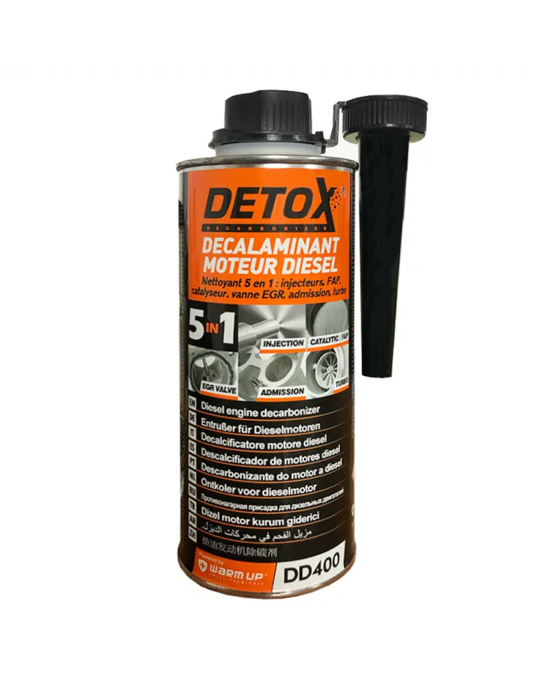 Décalaminant moteur diesel WARM UP DD400 Detox Diesel 400 ml