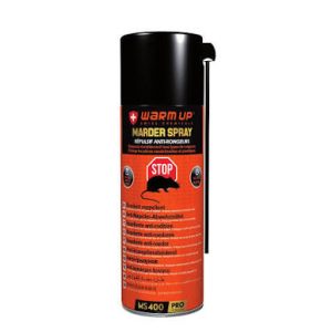 WARM UP Marder Spray MS400, aérosol répulsif anti-rongeurs 400 ml